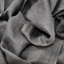 Lightweight cashmere scarf dark gray